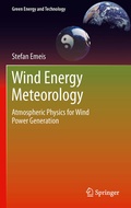 Cover: Wind Energy Meteorology - Springer