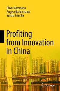 Enlarge image Cover: Profiting from Innovation in China - Springer