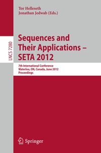 Abbildung von: Sequences and Their Applications -- SETA 2012 - Springer