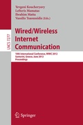Cover: Wired / Wireless Internet Communication - Springer