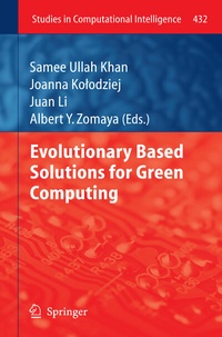 Enlarge image Cover: Evolutionary Based Solutions for Green Computing - Springer