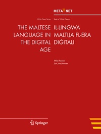 Enlarge image Cover: The Maltese Language in the Digital Age - Springer