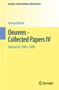 Cover: Oeuvres - Collected Papers IV - Springer