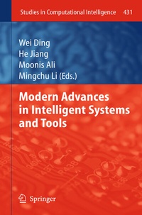 Enlarge image Cover: Modern Advances in Intelligent Systems and Tools - Springer