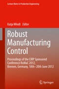 Cover: Robust Manufacturing Control - Springer
