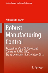 Enlarge image Cover: Robust Manufacturing Control - Springer