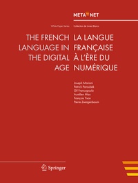 Enlarge image Cover: The French Language in the Digital Age - Springer