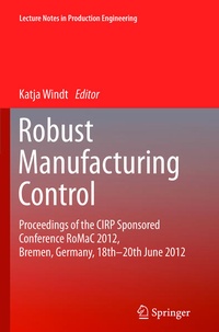 Enlarge image Cover: Robust Manufacturing Control - Springer