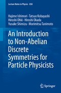 Cover: An Introduction to Non-Abelian Discrete Symmetries for Particle Physicists - Springer