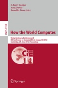 Cover: How the World Computes - Springer