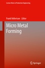 Cover: Micro Metal Forming - Springer