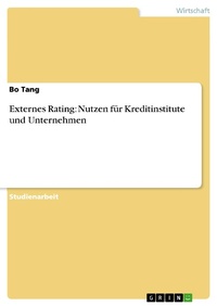 Enlarge image Cover: Externes Rating - GRIN Verlag
