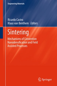 Enlarge image Cover: Sintering - Springer
