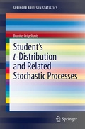 Cover: Student's t-Distribution and Related Stochastic Processes - Springer