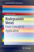 Cover: Biodegradable Metals - Springer
