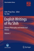 Cover: English Writings of Hu Shih - Springer