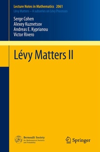 Enlarge image Cover: Lévy Matters II - Springer