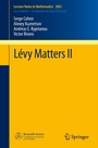 Cover: Lévy Matters II - Springer