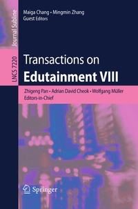 Bild vergrößern Bild: Transactions on Edutainment VIII - Springer