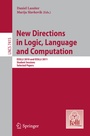 Cover: New Directions in Logic, Language, and Computation - Springer
