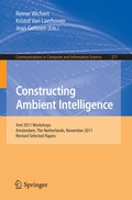 Cover: Constructing Ambient Intelligence - Springer
