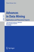 Cover: Advances in Data Mining. Applications and Theoretical Aspects - Springer