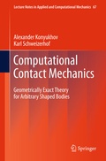 Cover: Computational Contact Mechanics - Springer