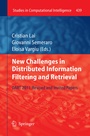 Cover: New Challenges in Distributed Information Filtering and Retrieval - Springer