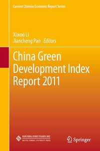 Enlarge image Cover: China Green Development Index Report 2011 - Springer