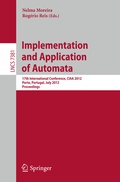 Cover: Implementation and Application of Automata - Springer