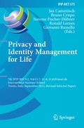 Cover: Privacy and Identity Management for Life - Springer