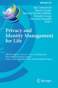 Cover: Privacy and Identity Management for Life - Springer