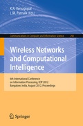 Cover: Wireless Networks and Computational Intelligence - Springer