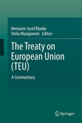 Cover: The Treaty on European Union (TEU) - Springer