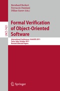 Cover: Formal Verification of Object-Oriented Software - Springer