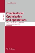 Bild: Combinatorial Optimization and Applications - Springer