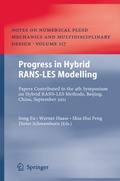 Cover: Progress in Hybrid RANS-LES Modelling - Springer