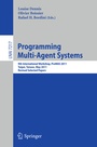 Cover: Programming Multi-Agents Systems - Springer