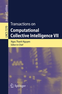 Abbildung von: Transactions on Computational Collective Intelligence VII - Springer