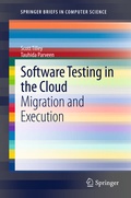 Cover: Software Testing in the Cloud - Springer