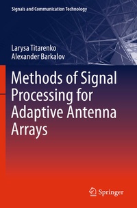 Enlarge image Cover: Methods of Signal Processing for Adaptive Antenna Arrays - Springer
