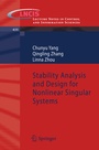 Cover: Stability Analysis and Design for Nonlinear Singular Systems - Springer