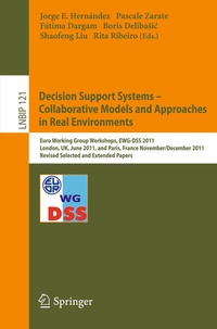 Enlarge image Cover: Decision Support Systems - Collaborative Models and Approaches in Real Environments - Springer