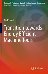 Enlarge image Cover: Transition Towards Energy Efficient Machine Tools - Springer