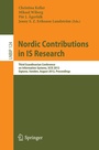 Bild: Nordic Contributions in IS Research - Springer