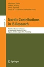 Bild: Nordic Contributions in IS Research - Springer