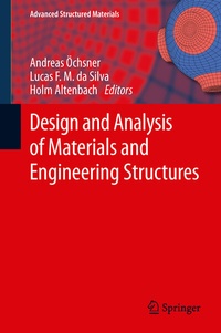 Enlarge image Cover: Design and Analysis of Materials and Engineering Structures - Springer