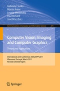 Cover: Computer Vision, Imaging and Computer Graphics - Theory and Applications - Springer