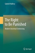 Cover: The Right to Be Punished - Springer