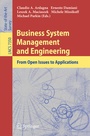 Cover: Business System Management and Engineering - Springer